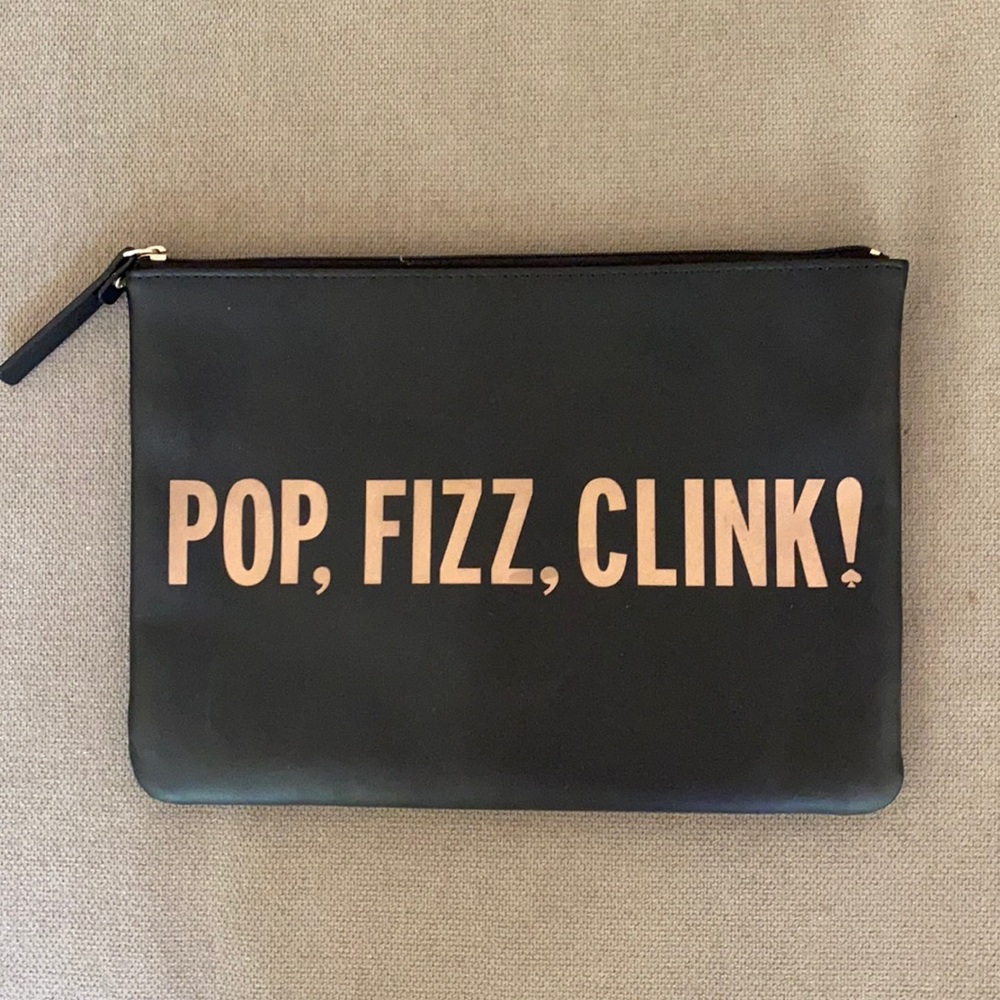 Kate Spade Pop Fizz Clink zip clutch